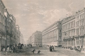 Rue du Chapeau Rouge, Bordeaux, midten av 1800-tallet.