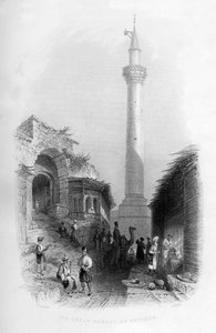 Den store moskeen i Antiokia, Tyrkia, 1841.