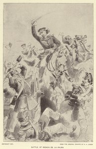 Slaget ved Resaca de la Palma (litho) av Henry Alexander (after) Ogden