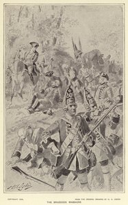 Braddock-massakren (litho) av Henry Alexander (after) Ogden