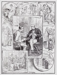 The Domestic Circle (gravering) av Henry Alexander (after) Ogden