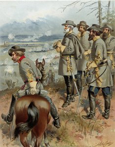 Gen. Robert. E. Lee i Fredericksburg, 13. desember 1862, pub. 1900 av Henry Alexander Ogden