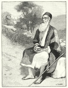 En blind tigger nær Jerusalem (litho)