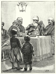 En moderne jødes påske (litho)