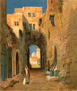En gate i Jerusalem