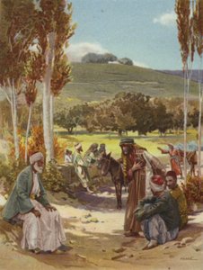 Hilsener i øst (farge litho) av Henry Andrew Harper