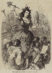Karnevalet i Paris av Henry Augustin Valentin
