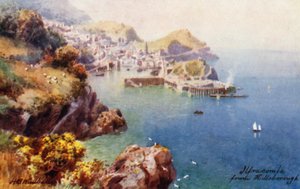 Ilfracombe, fra Hillsborough (fargelitografi) av Henry B. (after) Wimbush