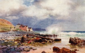 Stranden, Westward Ho! (fargelitografi)