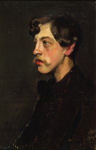Portrett av poeten Camille Mauclair 1872-1945, ca. 1895.