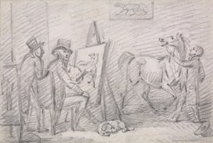 Kunstnerstudioet av Henry Bernard Chalon