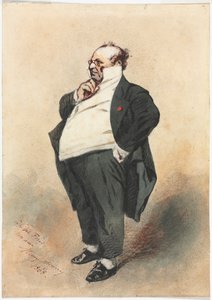 Joseph Prudhomme stående, 1868.