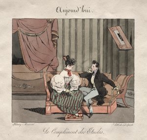 Parisian Anledninger: The Complement of the Students. av Henry Bonaventure Monnier
