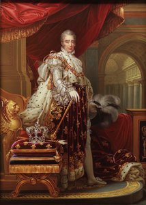 Charles X 1757-1836, konge av Frankrike, etter Gérard, 1829.