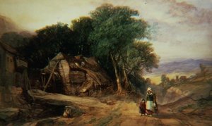 On the Borders of Dartmoor, ca. 1840 (akvarell på papir)