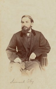 Carte-de-visite-portrett av Samuel Ely, 1862-1869. av Henry C. Phillips
