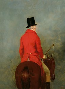 Portrett av Thomas Cholmondeley, første Lord Delamere, på sin Hunter: A study for 