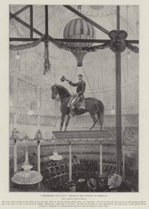 En bemerkelsesverdig sirkusprestasjon, Corradinis raske nedstigning av hesteryggen av Henry Charles Seppings Wright