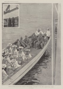 Cronje, hans kone, sønn og stab ble formidlet til Transport Milwaukee i den væpnede kutteren til HMS Doris