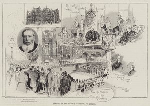 Åpning av Gamble Institute, St Helens av Henry Charles Seppings Wright