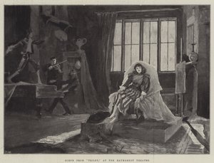 Scene fra Trilby, på Haymarket Theatre av Henry Charles Seppings Wright
