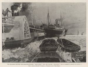 Kollisjonen mellom Pleasure-Steamer Koh-i-Noor og Collier Huguenot i St Clement