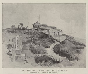Militærsykehuset i Chemulpo av Henry Charles Seppings Wright