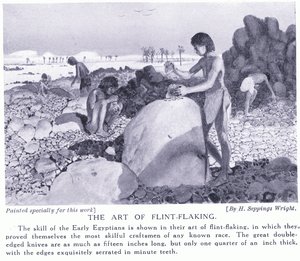 Kunsten å lage flint, ca. 1920 av Henry Charles Seppings Wright