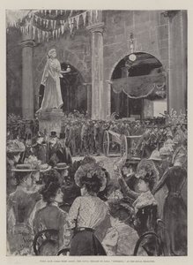 Når Jack kommer hjem igjen, marinebrigaden til HMS Powerful på Royal Exchange av Henry Charles Seppings Wright