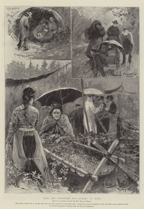 Med de nødlidende humleplukkerne i Kent av Henry Charles Seppings Wright
