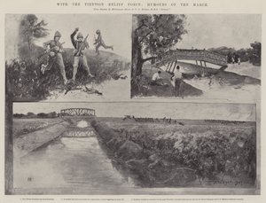 Med Tientsin Relief Force, Humors of the March av Henry Charles Seppings Wright