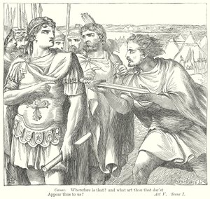 Antonius og Kleopatra (gravering) av Henry Courtney (after) Selous