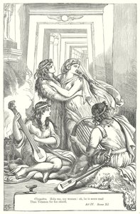 Antonius og Kleopatra (gravering)