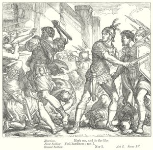 Coriolanus (gravering) av Henry Courtney (after) Selous