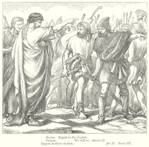 Coriolanus (gravering) av Henry Courtney (after) Selous