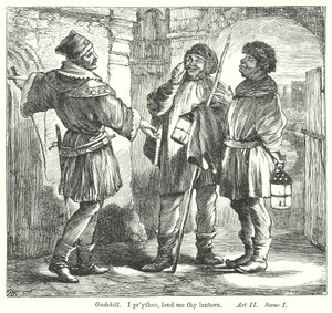 Kong Henrik IV del I (gravering) av Henry Courtney (after) Selous