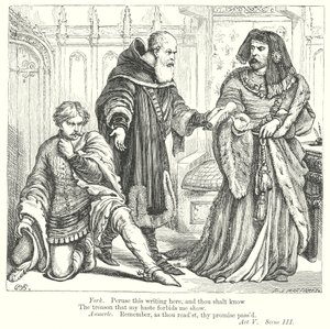 Kong Richard II (gravering) av Henry Courtney (after) Selous