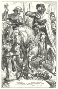 Kong Richard II (gravering) av Henry Courtney (after) Selous