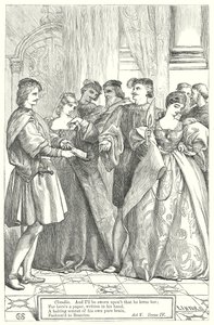 Mye ståhei for ingenting (gravering) av Henry Courtney (after) Selous