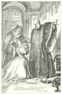 Romeo og Julie (gravering) av Henry Courtney (after) Selous
