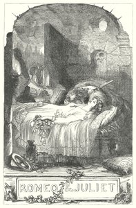 Romeo og Julie (gravering) av Henry Courtney (after) Selous