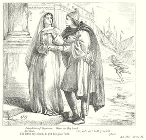 Feilenes komedie (gravering) av Henry Courtney (after) Selous