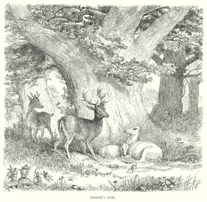 De muntre konene fra Windsor (gravering) av Henry Courtney (after) Selous