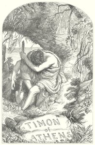 Timon av Athen (gravering) av Henry Courtney (after) Selous