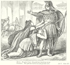 Troilus og Kressida (gravering) av Henry Courtney (after) Selous