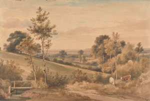 Lille Bushey, Hertfordshire av Henry Edridge