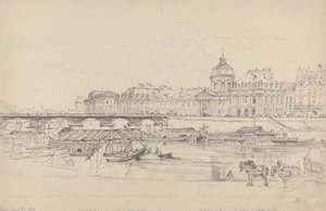 Mynten, Pont des Arts og Institut de France, Paris