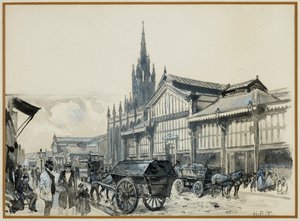 Campfield Market og St. Matthew's Church av Henry Edward Tidmarsh