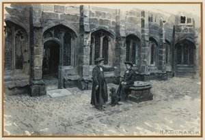 Chetham's College Yard av Henry Edward Tidmarsh