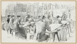 Designrom, kommunal kunstskole av Henry Edward Tidmarsh